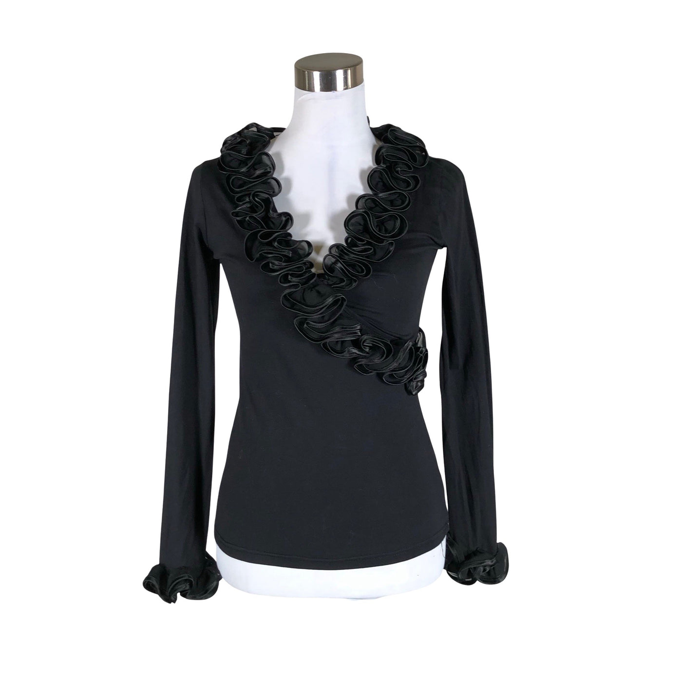 Unisex Flower by Charm´s - Party shirt, size 36 - Black (1)
