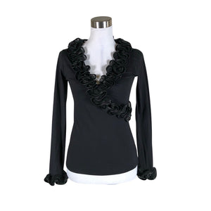 Unisex Flower by Charm´s - Party shirt, size 36 - Black (1)