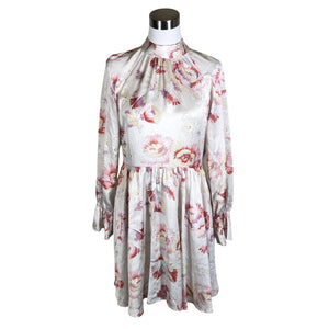 Unisex Ted Baker - Schiffon dress, size 38 - Natural white (1)