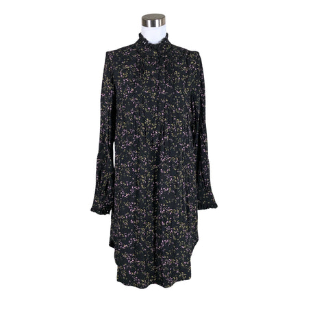 Unisex Rue de Femme - Schiffon dress, size 38 - Black ()