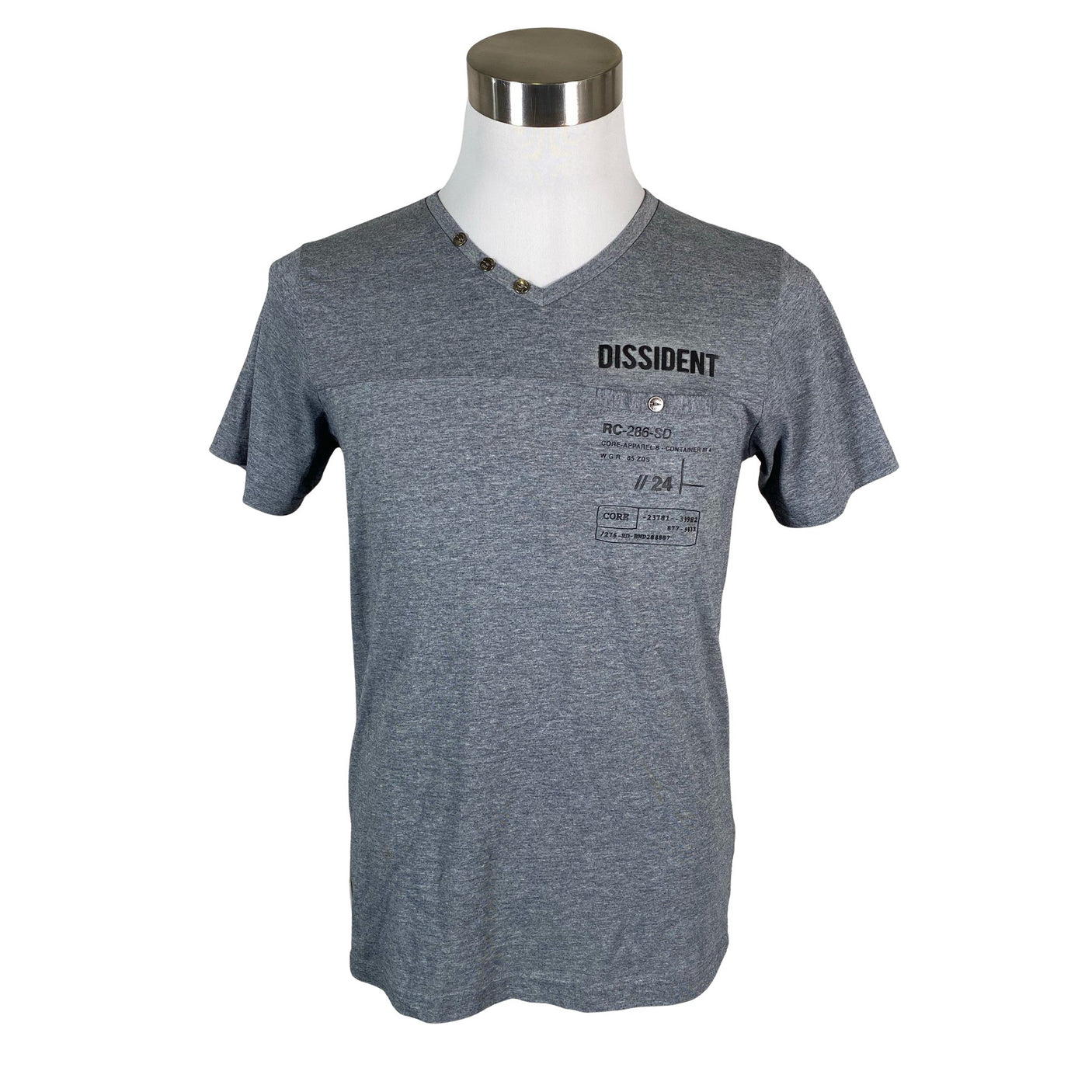 Unisex DNM Dissident - T-shirt, size M - Gray (1)