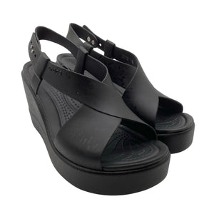 Unisex Crocs - Wedge sandals, size 39 - Black (2)