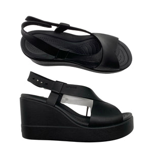 Unisex Crocs - Wedge sandals, size 39 - Black (1)