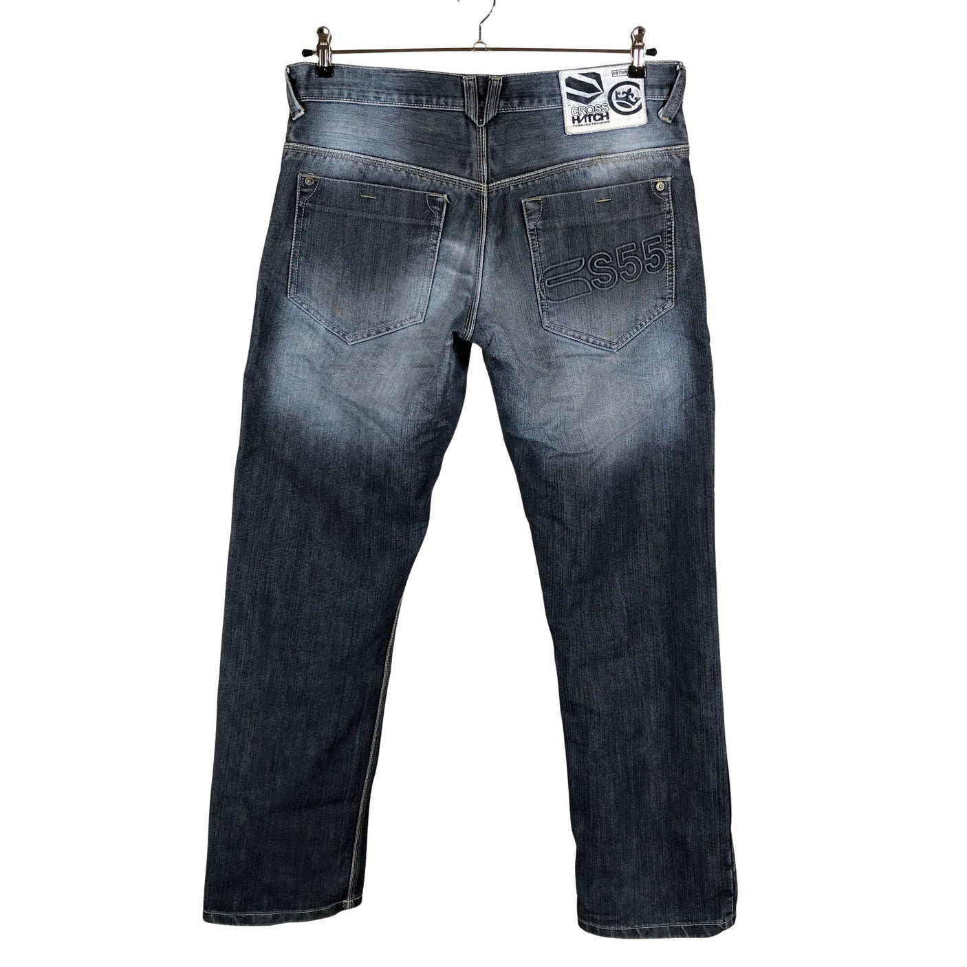 Unisex Cross Hatch - Jeans, size W36 - Blue (2)