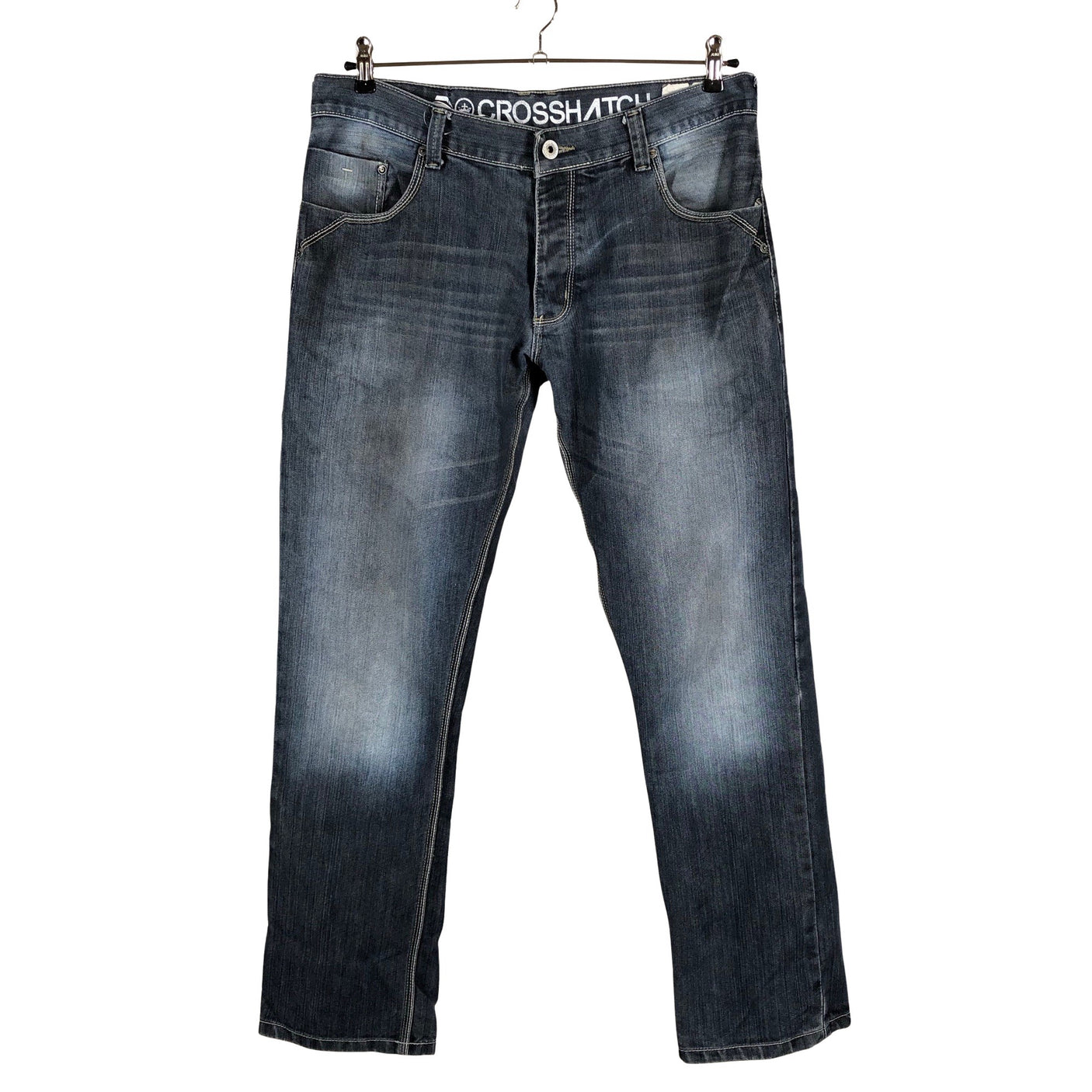 Unisex Cross Hatch - Jeans, size W36 - Blue (1)