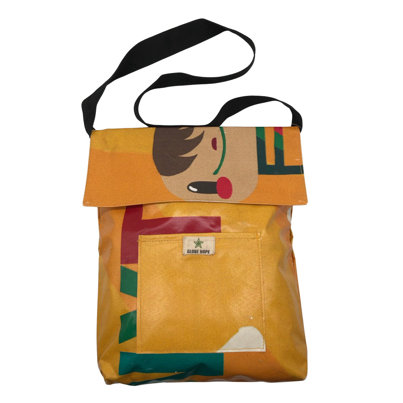 Unisex Globe Hope - Shoulder bag, size Maxi - Yellow (1)