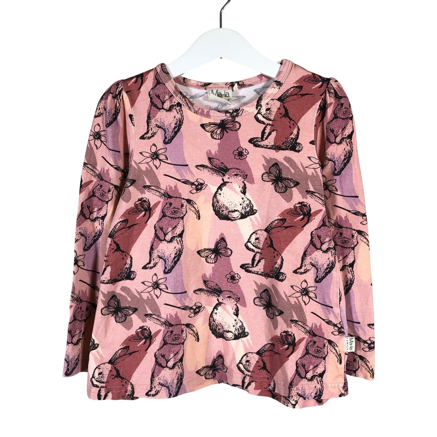 Unisex Ma-ia Family - Tricot shirt, size 104 - 110 - Light pink (1)