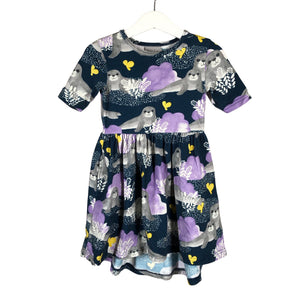 Unisex NOSH - Tricot dress, size 98 - 104 - Blue (1)