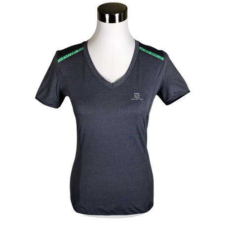 Unisex Salomon - Sports shirt, short sleeve, size 36 - Blue ()