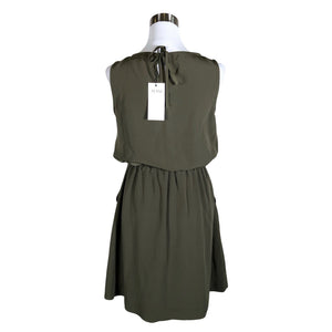 Unisex Ayani - Schiffon dress, size 38 - Green (2)