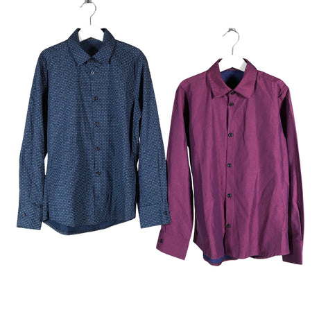 Unisex Mignelin - Collared shirt, size 140 - 146 - Violet ()