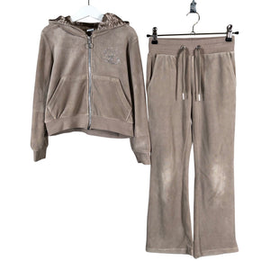 Unisex Lindex - Sweatshirt and pants set, size 122 - 128 - Beige (1)