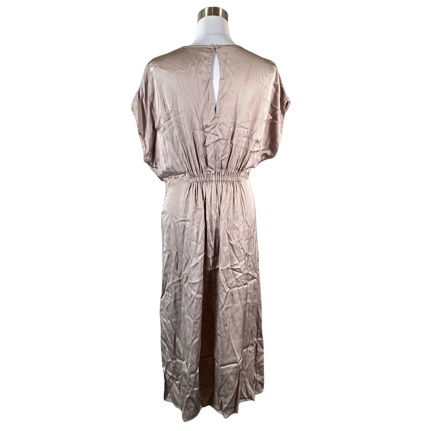Unisex Second Female - Schiffon dress, size 38 - Beige (2)