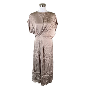 Unisex Second Female - Schiffon dress, size 38 - Beige (1)