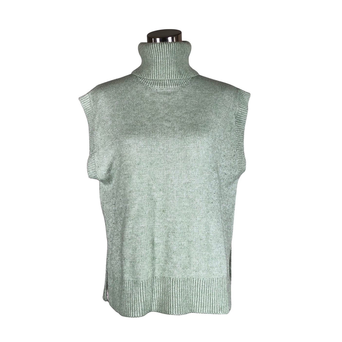 Unisex Lindex - Knit vest, size 38 - Green (1)