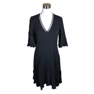 Unisex Tommy Hilfiger - Schiffon dress, size 38 - Black (1)