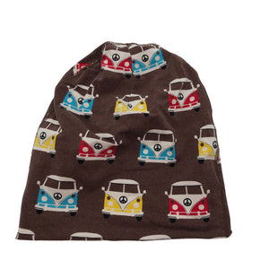 Unisex me&i - Lightweight beanie, size 46 - 48 cm - Brown (1)
