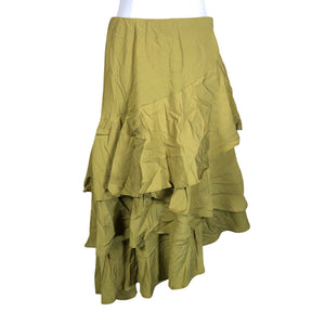 Unisex Lindex - Fabric skirt, size 40 - Green (1)
