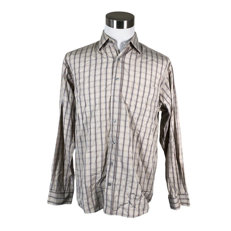 Unisex Sand - Collared shirt, size L - Brown ()