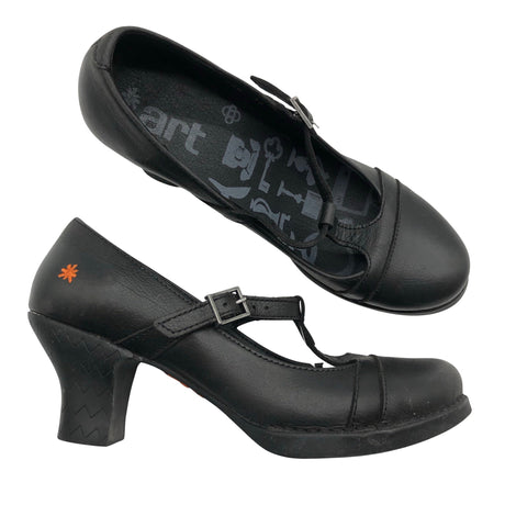Unisex Art - High heels, size 38 - Black ()