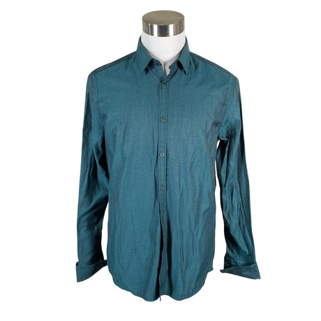 Unisex Mosaic - Collared shirt, size XL - Green ()