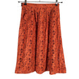 Unisex Handmade - Fabric skirt, size 34 - Orange ()