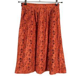 Unisex Handmade - Fabric skirt, size 34 - Orange (1)