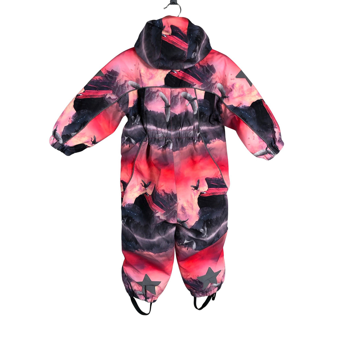 Unisex Molo Kids - Winter overall, size 80 - 86 - Red (1)