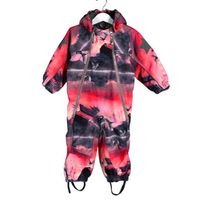 Unisex Molo Kids - Winter overall, size 80 - 86 - Red (2)