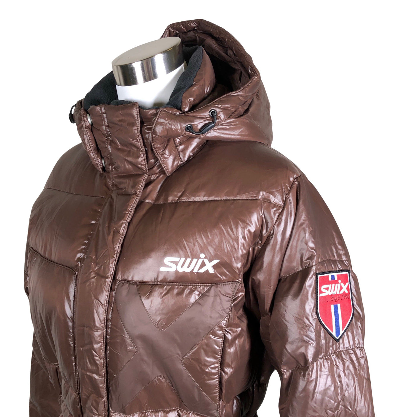 Unisex Swix - Down jacket, size 36 - Brown (3)