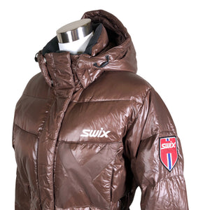 Unisex Swix - Down jacket, size 36 - Brown (3)
