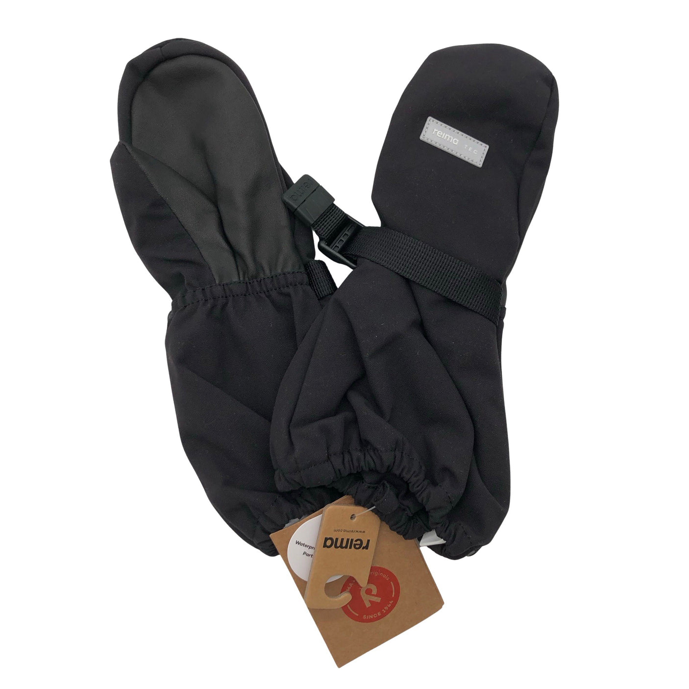 Unisex Reimatec - Sprint/Fall gloves, size 4 - 5 vuotta - Black (1)