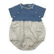 Unisex Dulces - Short overalls, size 62 - 68 - Light blue ()