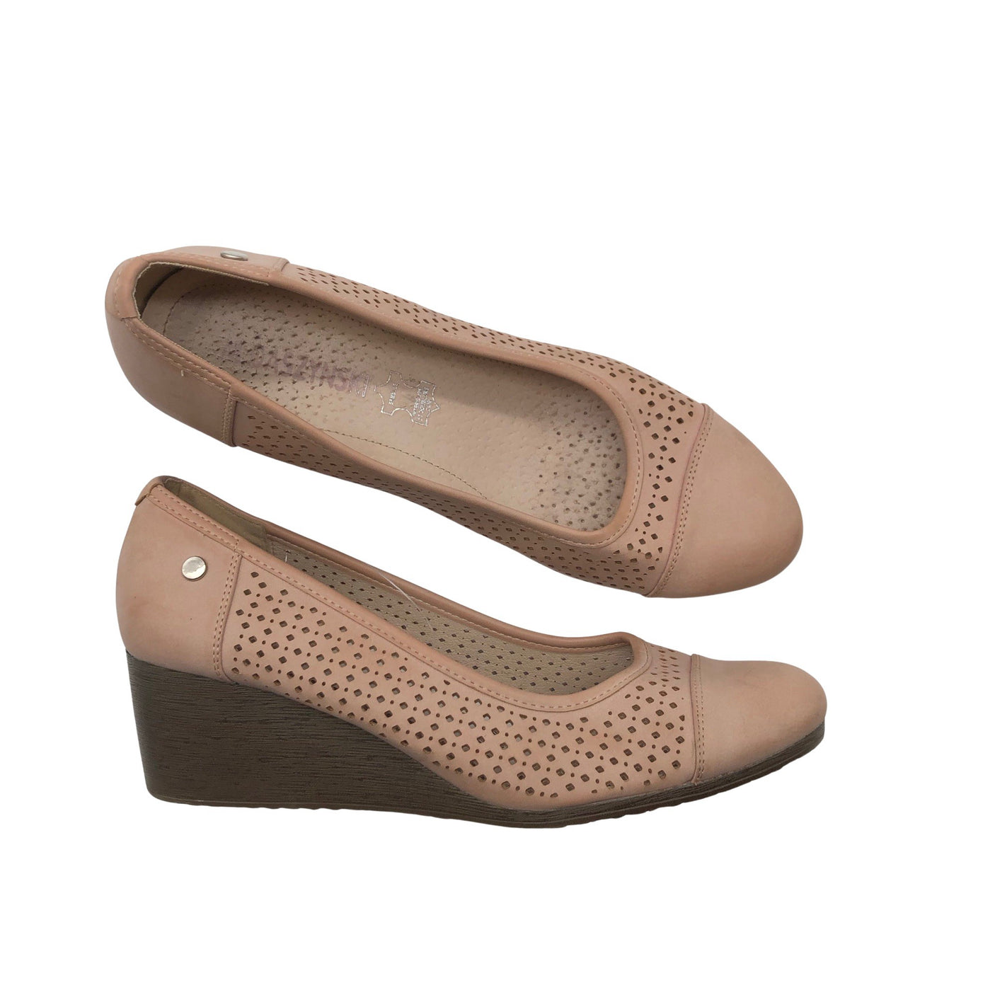 Unisex M. Daszynski - Wedge heel shoes, size 40 - Light pink (1)