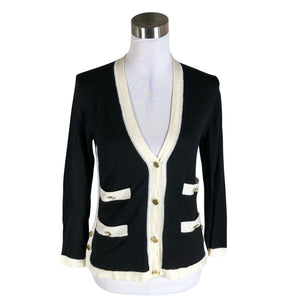 Unisex by Malene Birger - Cardigan, size 38 - Black (1)