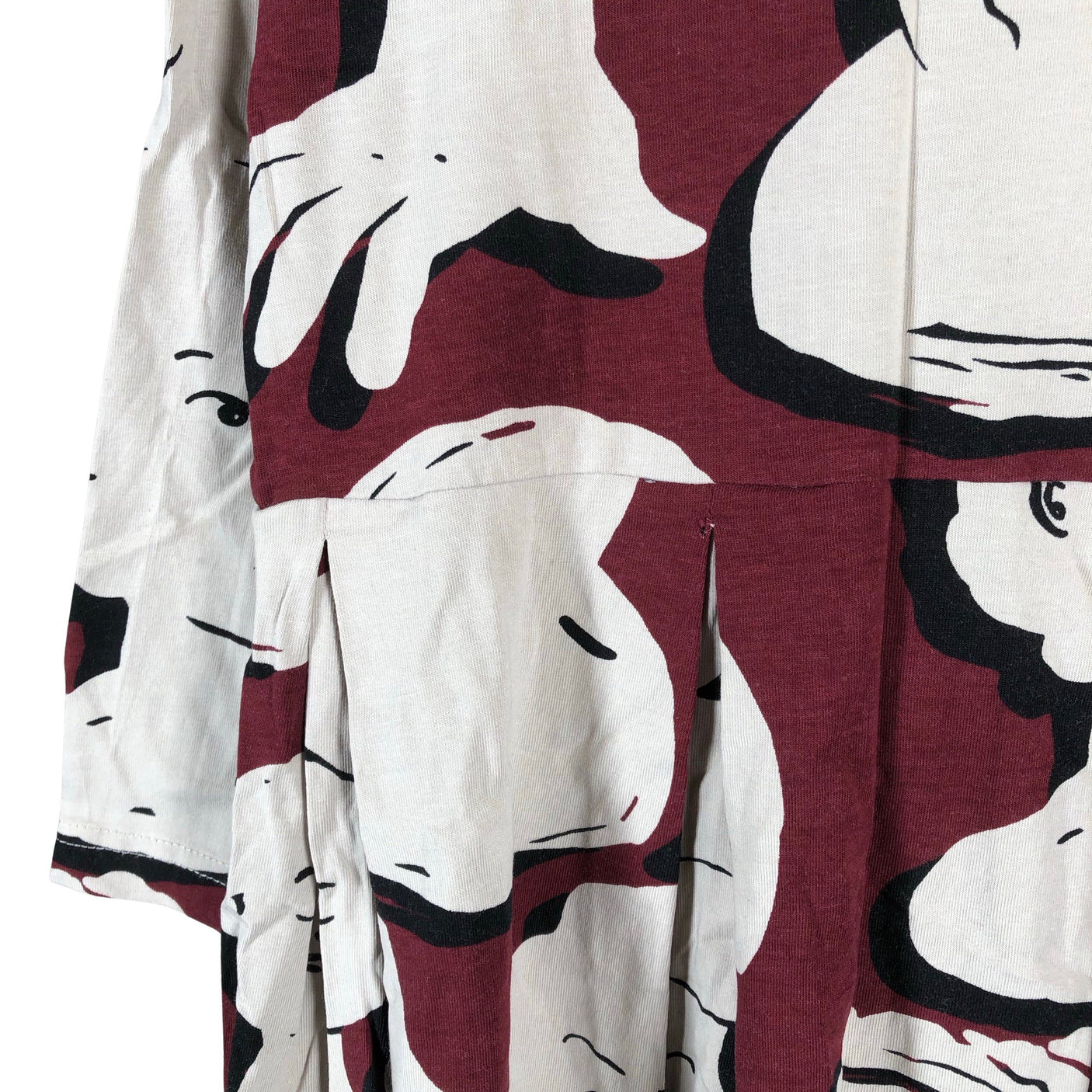 Unisex Papu - Tricot dress, size 122 - 128 - Wine red (2)