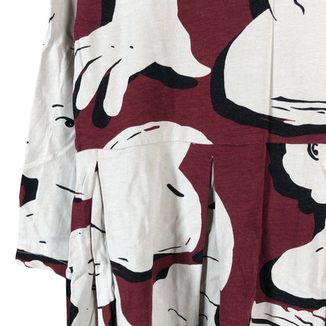 Unisex Papu - Tricot dress, size 122 - 128 - Wine red (2)