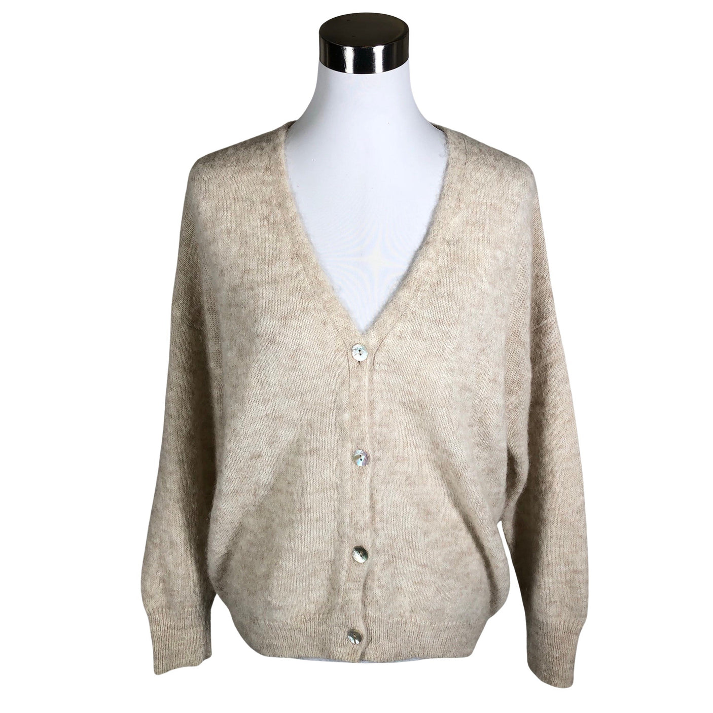 Unisex Summum Woman - Cardigan, size 36 - Natural white (1)