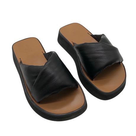 Unisex Flattered - Sandals, size 38 - Black (2)