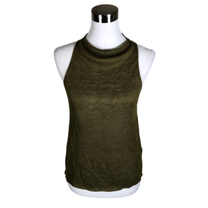 Unisex Massimo Dutti - Top, size 36 - Green (1)