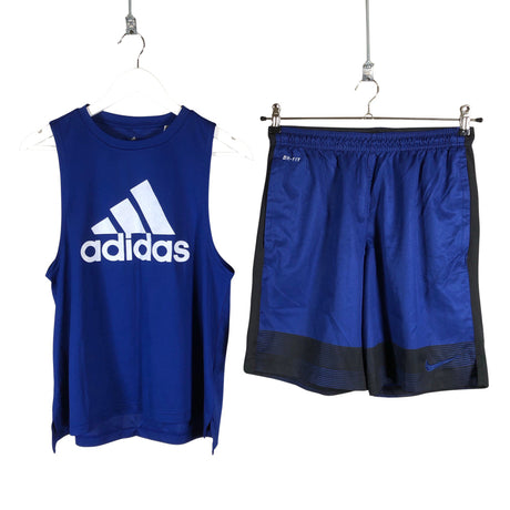 Unisex Nike - Sports shorts, size M - Blue ()