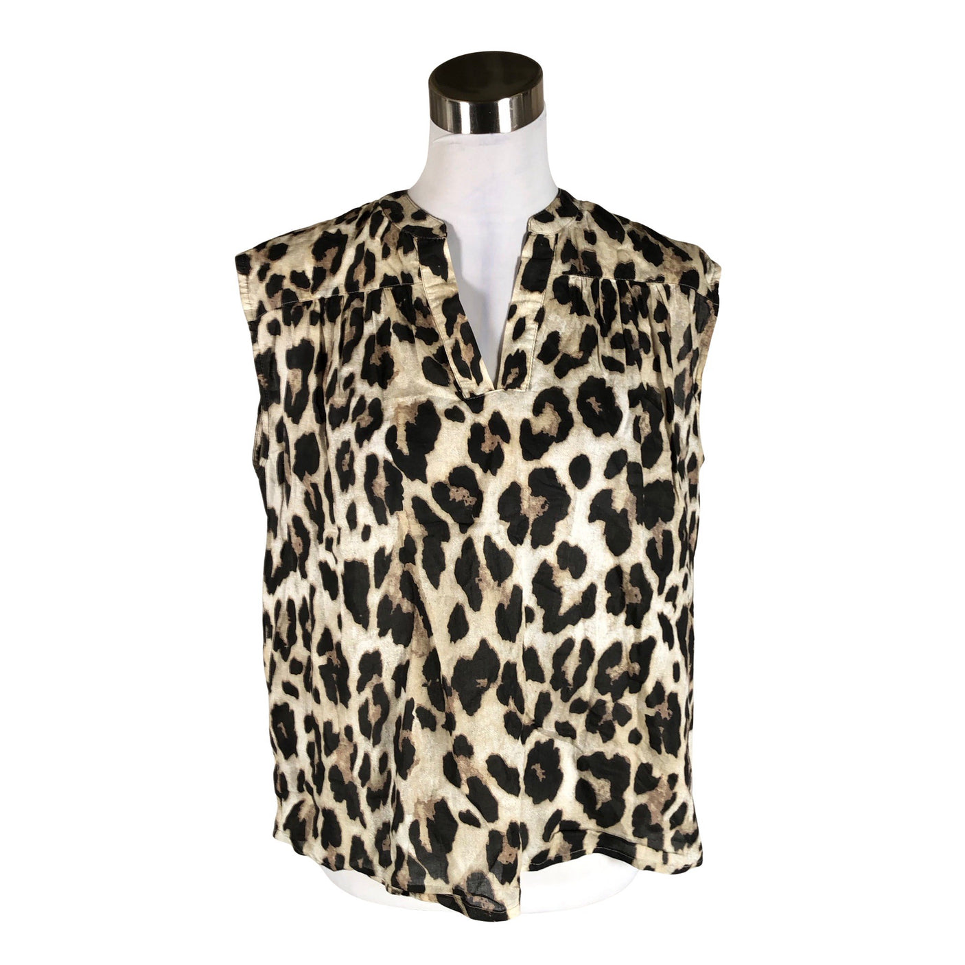 Unisex Soyaconcept - Short-sleeved blouse, size 38 - Brown (1)