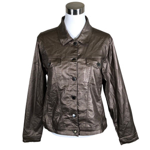 Unisex Zhenzi - Denim jacket, size 36 - Brown (1)