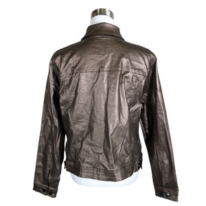 Unisex Zhenzi - Denim jacket, size 36 - Brown (2)