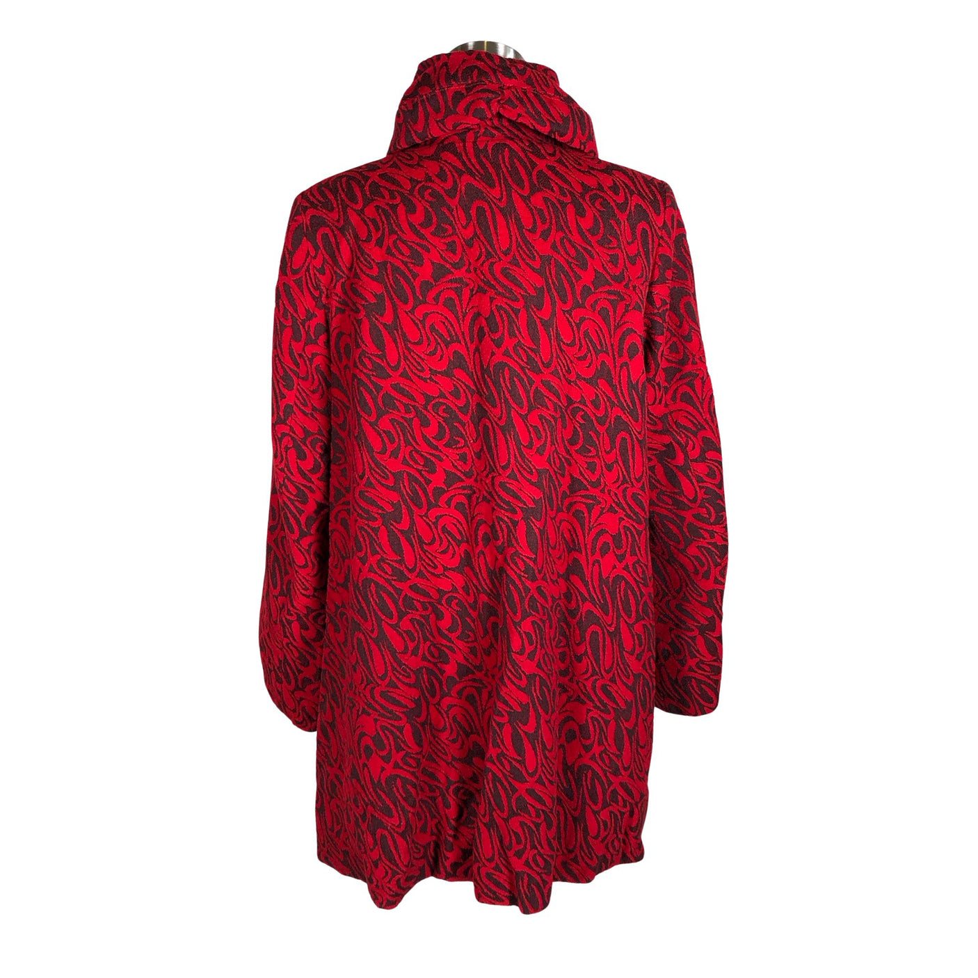 Unisex Cliff - Wool coat, size 38 - Red (2)