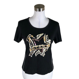 Unisex Taifun - T-shirt, size 38 - Black (1)