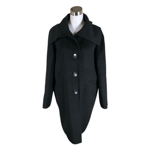 Unisex Marimekko - Wool coat, size 38 - Black (1)