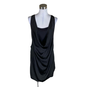 Unisex Benetton - Schiffon dress, size 38 - Black (1)