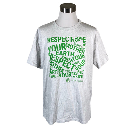 Unisex Globe Hope - T-shirt, size XL - Gray ()
