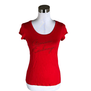 Unisex Armani Exchange - T-shirt, size 36 - Red (1)